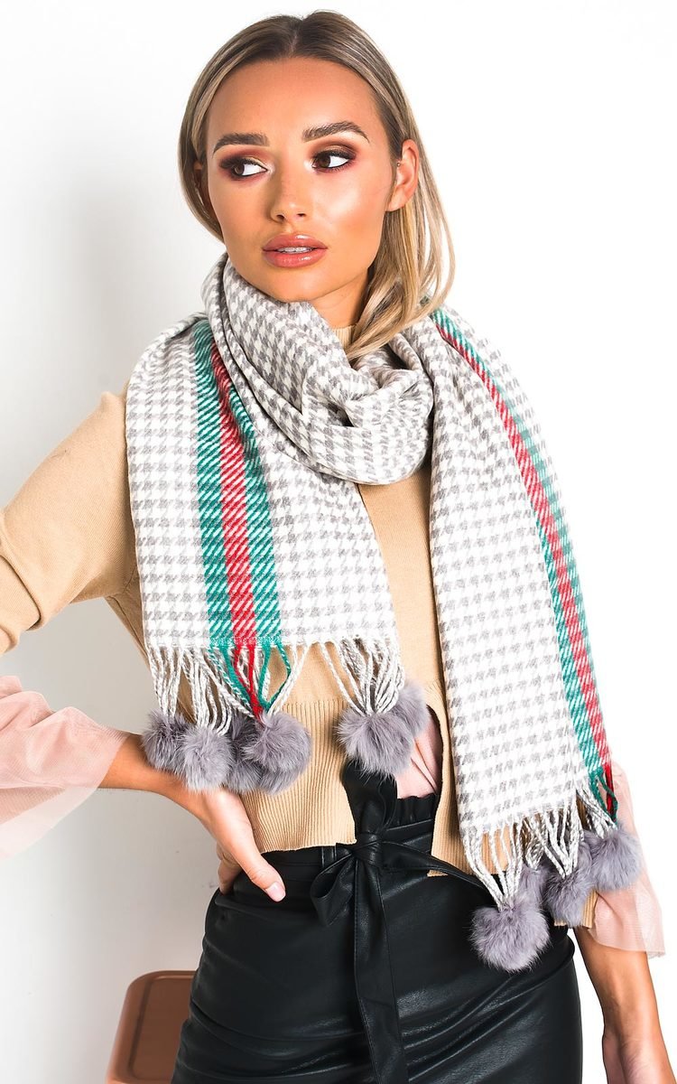 Channi Check Print Scarf Channi Check Print Scarf