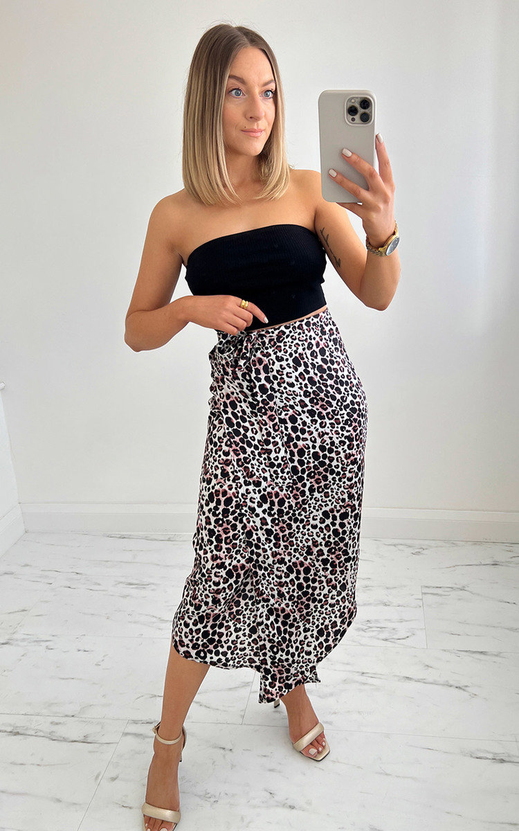 Chantel Leopard  Midi Skirt Thumbnail