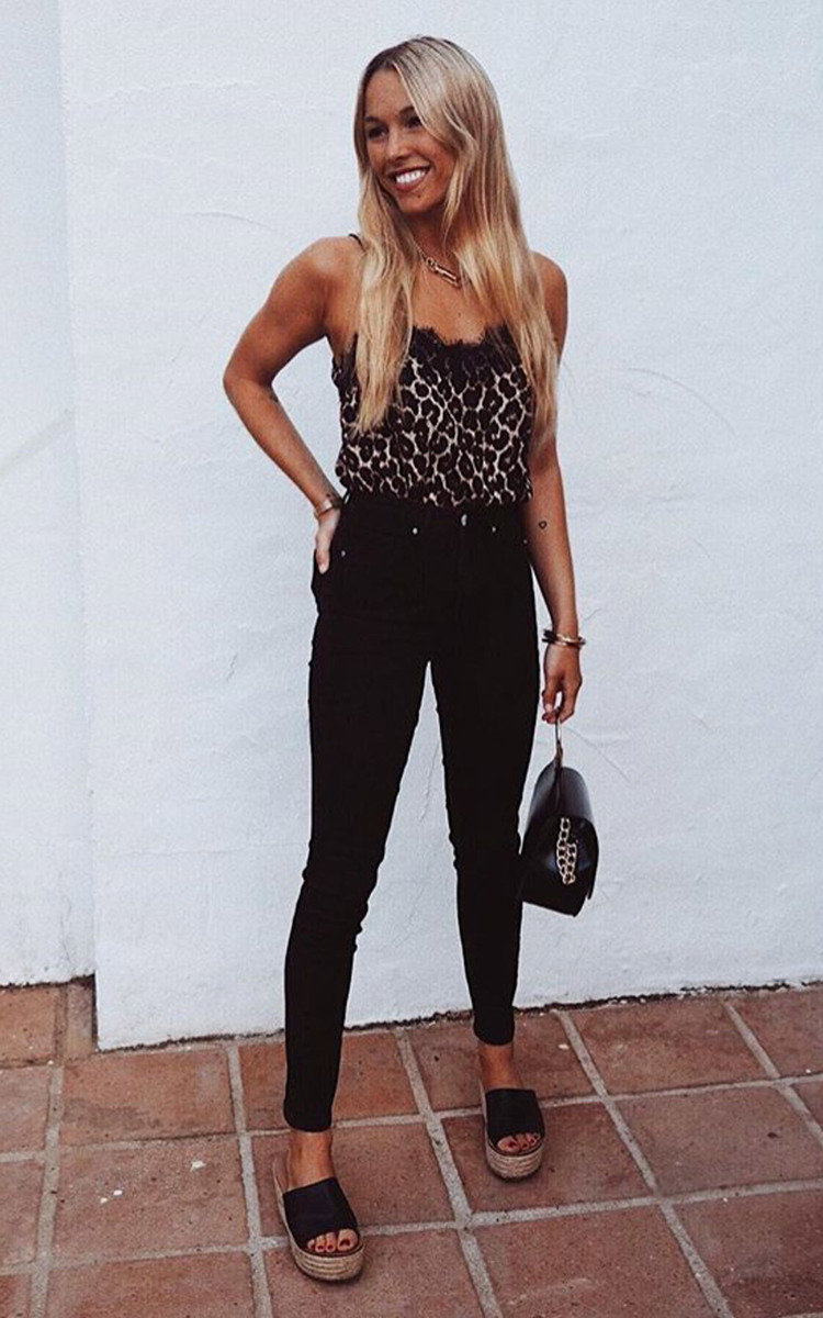Charlie Printed Lace Cami Top Thumbnail Charlie Printed Lace Cami Top Thumbnail