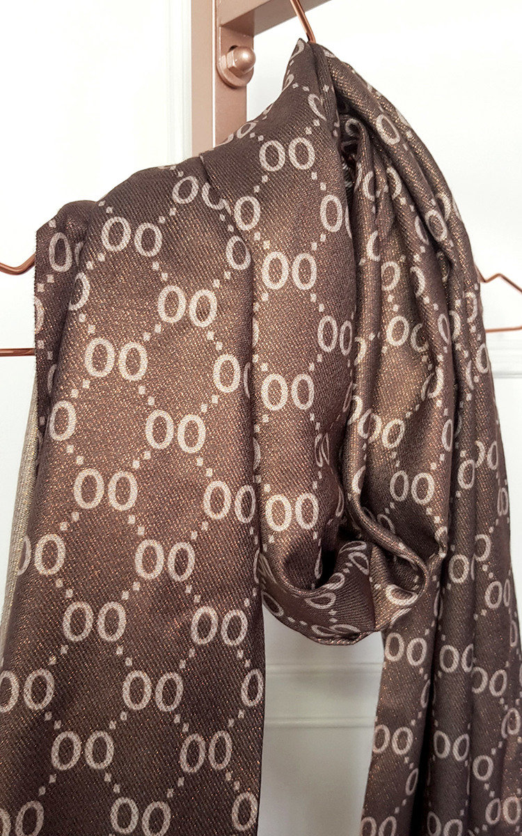 Chelsea Printed Scarf with Tassel Edge Chelsea Printed Scarf with Tassel Edge