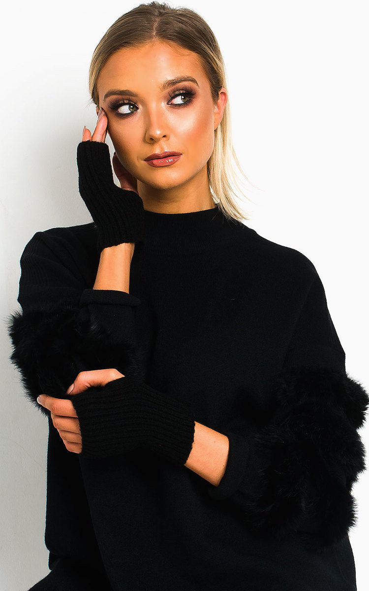 Chlo Knitted Fingerless Gloves Chlo Knitted Fingerless Gloves