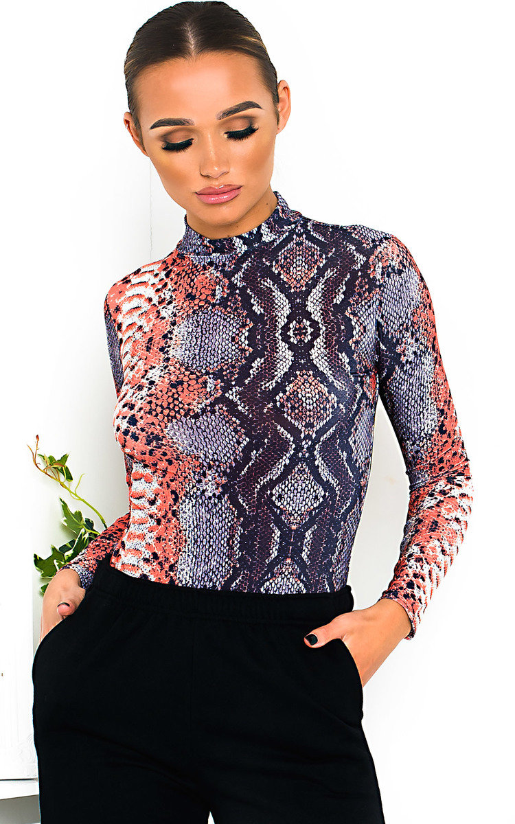 Chloe Animal Print Bodysuit Thumbnail Chloe Animal Print Bodysuit Thumbnail
