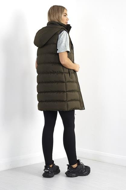 Chloe Long Puffer Hooded Jacket Thumbnail