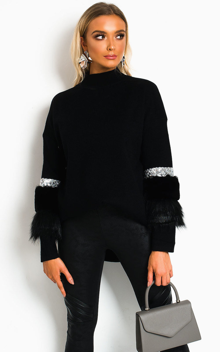 Christina Faux Fur Jumper Thumbnail Christina Faux Fur Jumper Thumbnail