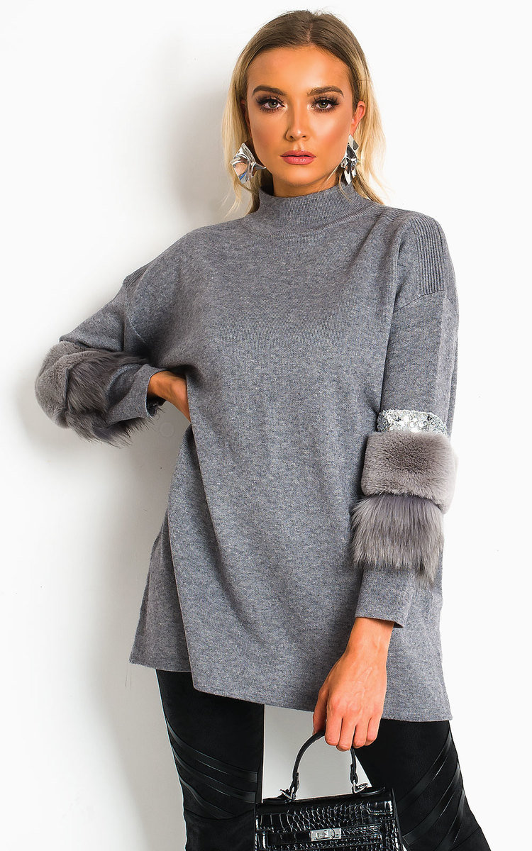 Christina Faux Fur Jumper Thumbnail Christina Faux Fur Jumper Thumbnail