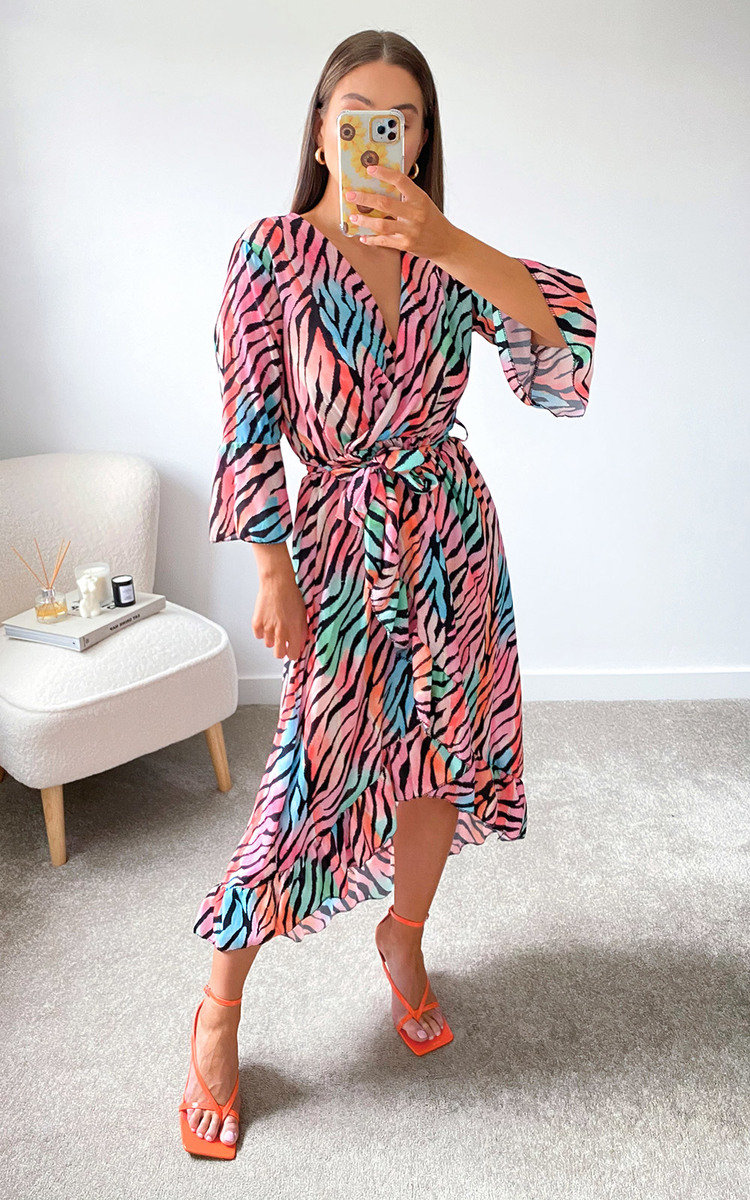 Cindi Printed Midi Dress