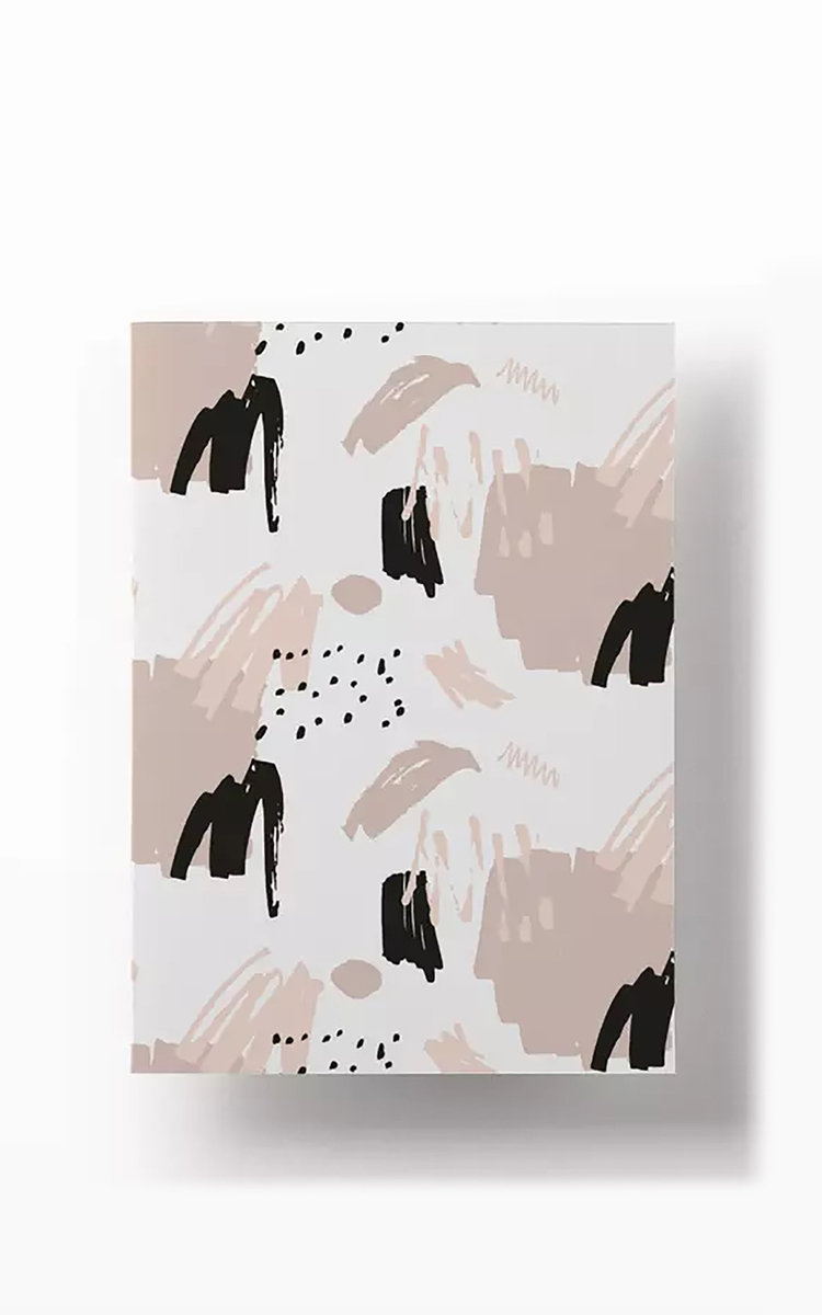 Coconut Lane Abstract Print Notebook