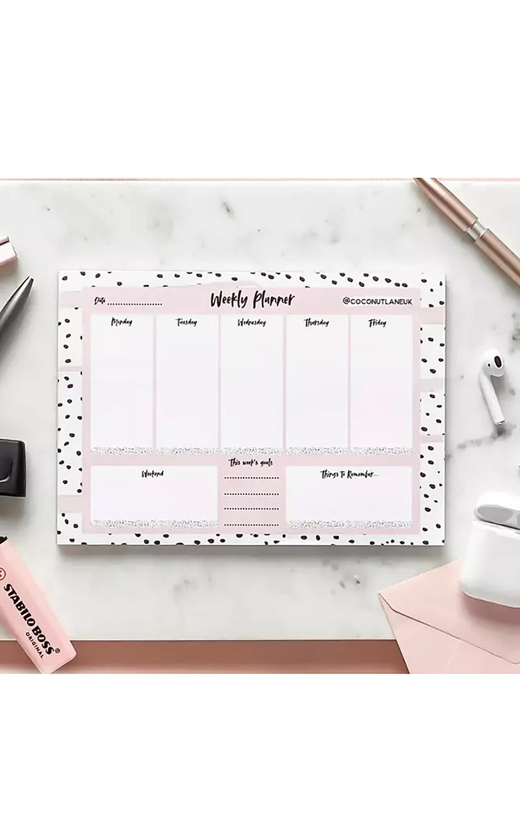 Coconut Lane Weekly Desk Planner