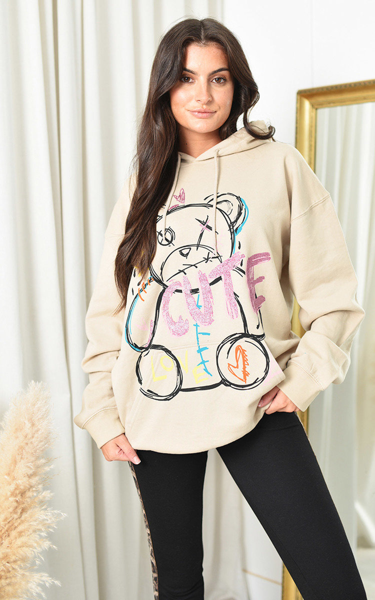 Connie Cute Print Hoodie