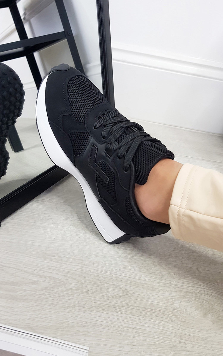 Courtney Chunky Trainers with Panel Detail Thumbnail Courtney Chunky Trainers with Panel Detail Thumbnail