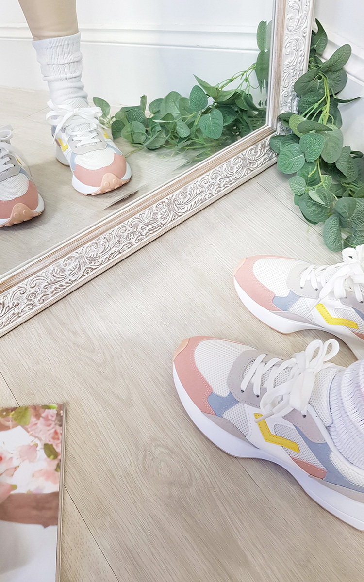 Courtney Chunky Trainers with Panel Detail Thumbnail Courtney Chunky Trainers with Panel Detail Thumbnail