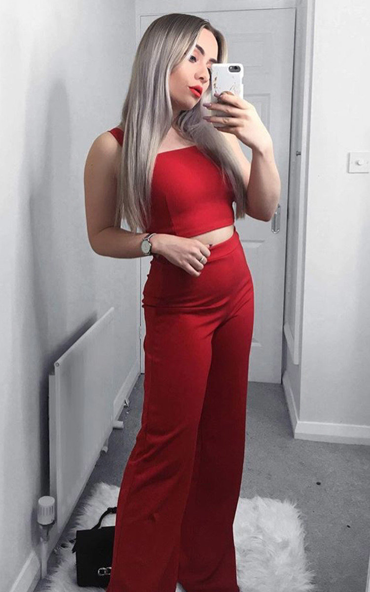 Daisy Stretch Wide Leg Co-ord Thumbnail