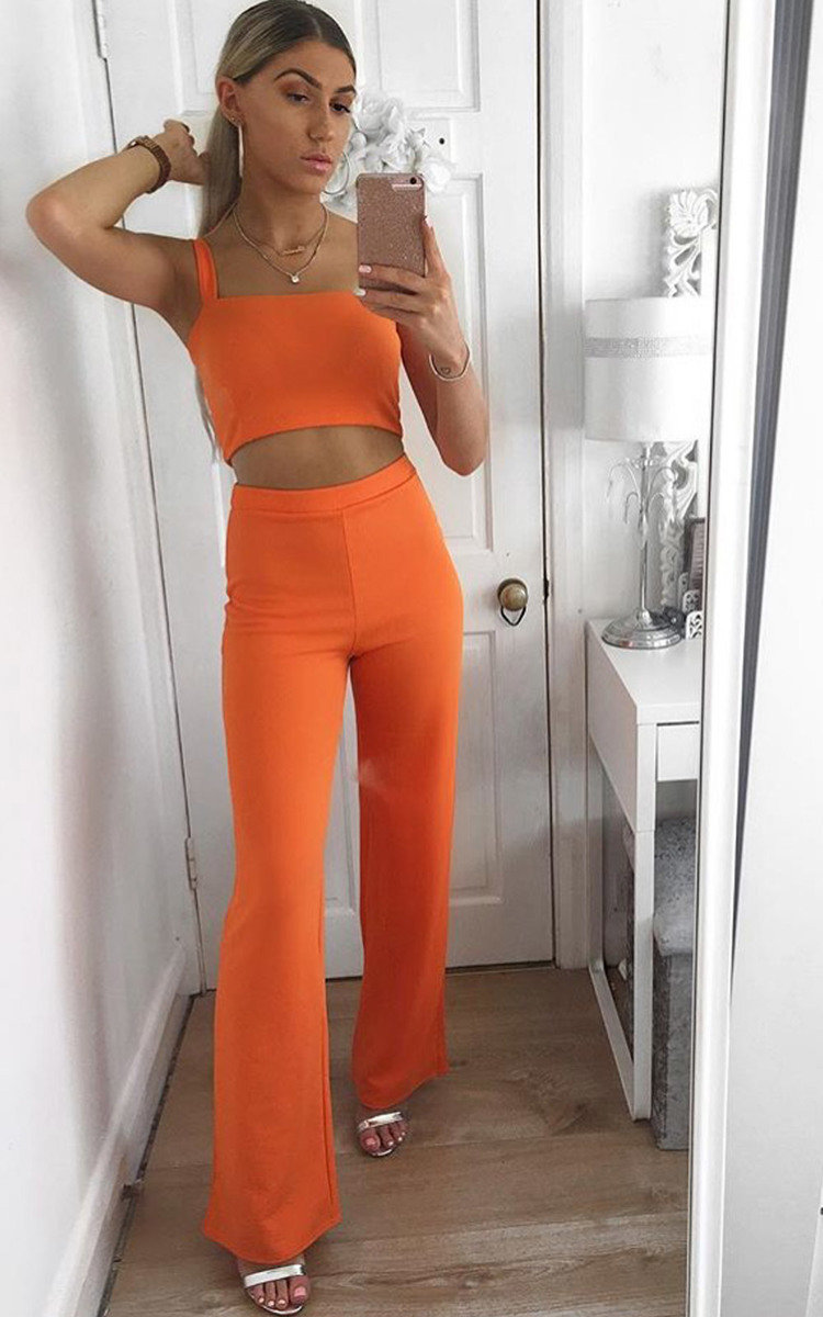 Daisy Stretch Wide Leg Co-ord Thumbnail