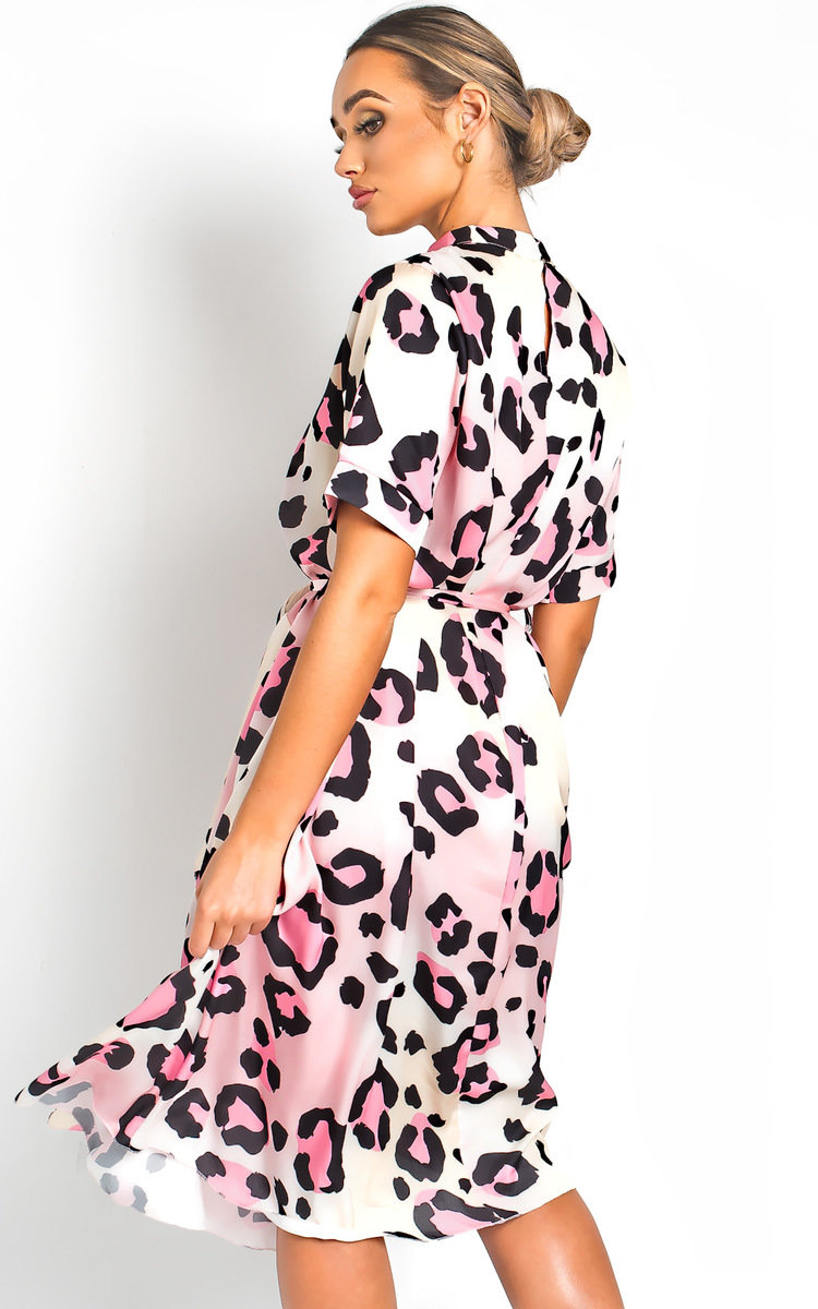 Danica Printed Frill Chiffon Dress Danica Printed Frill Chiffon Dress