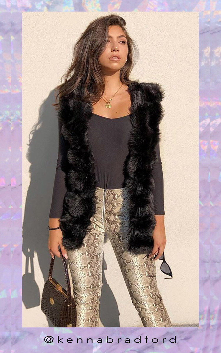 Dannie Faux Fur Gilet