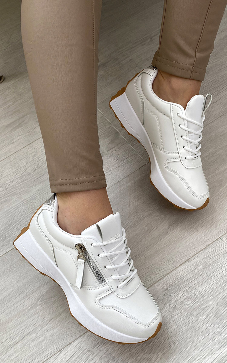 Darcie Chunky Trainers With Zip Detail