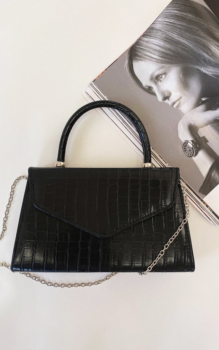 Demi Croc Print Handbag Demi Croc Print Handbag