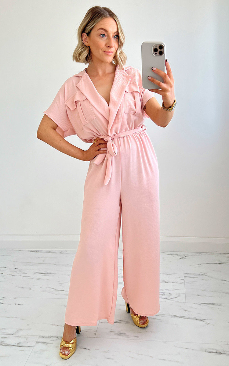 Cindy Tie Waist Jumpsuit Cindy Tie Waist Jumpsuit