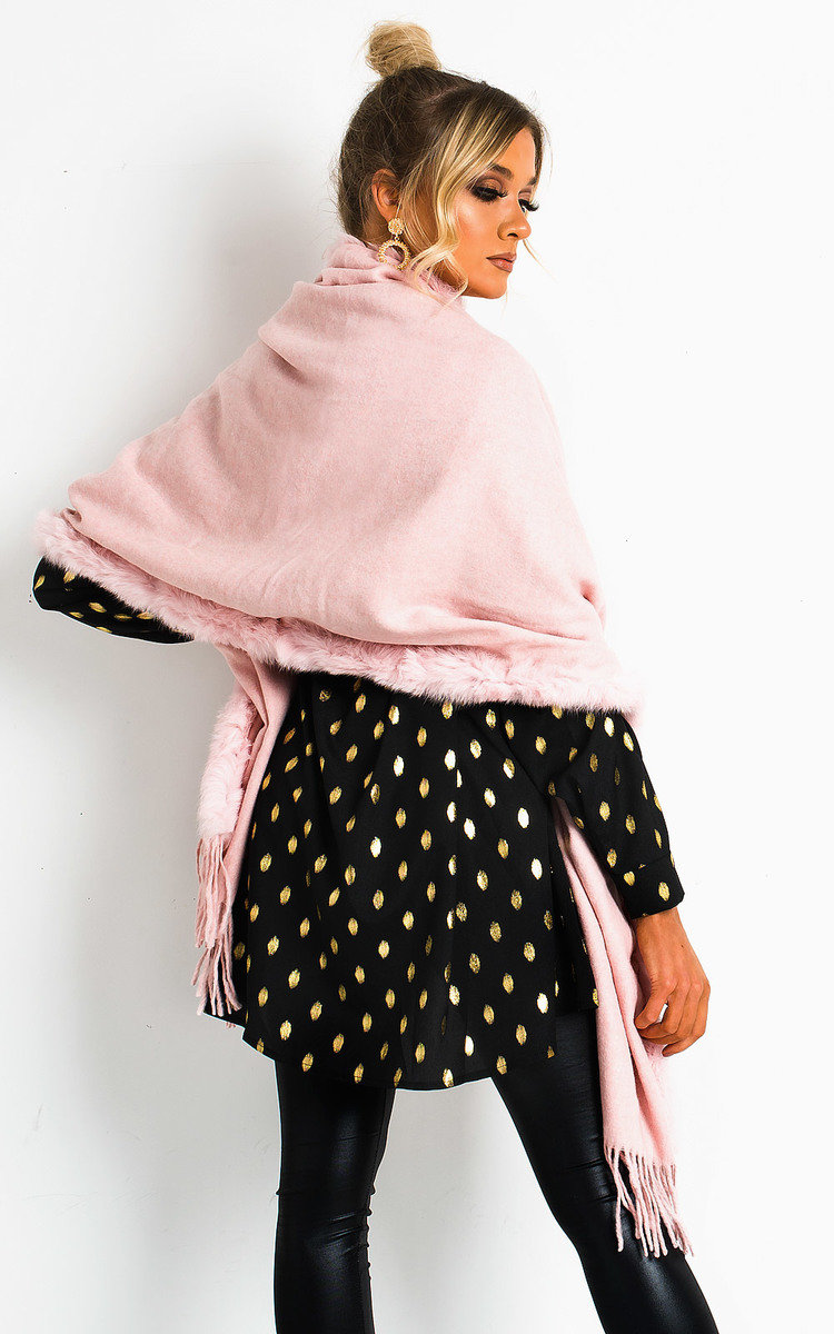 Dills Faux Fur Trim Cape Thumbnail Dills Faux Fur Trim Cape Thumbnail