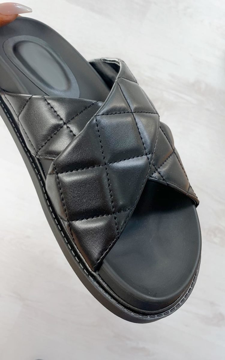 Dills Quilted Crossover Sandals Thumbnail Dills Quilted Crossover Sandals Thumbnail