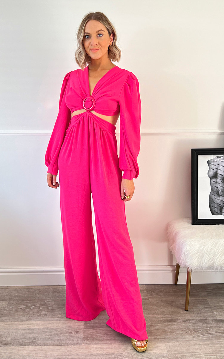Dion Wide Leg Jumpsuit Thumbnail Dion Wide Leg Jumpsuit Thumbnail