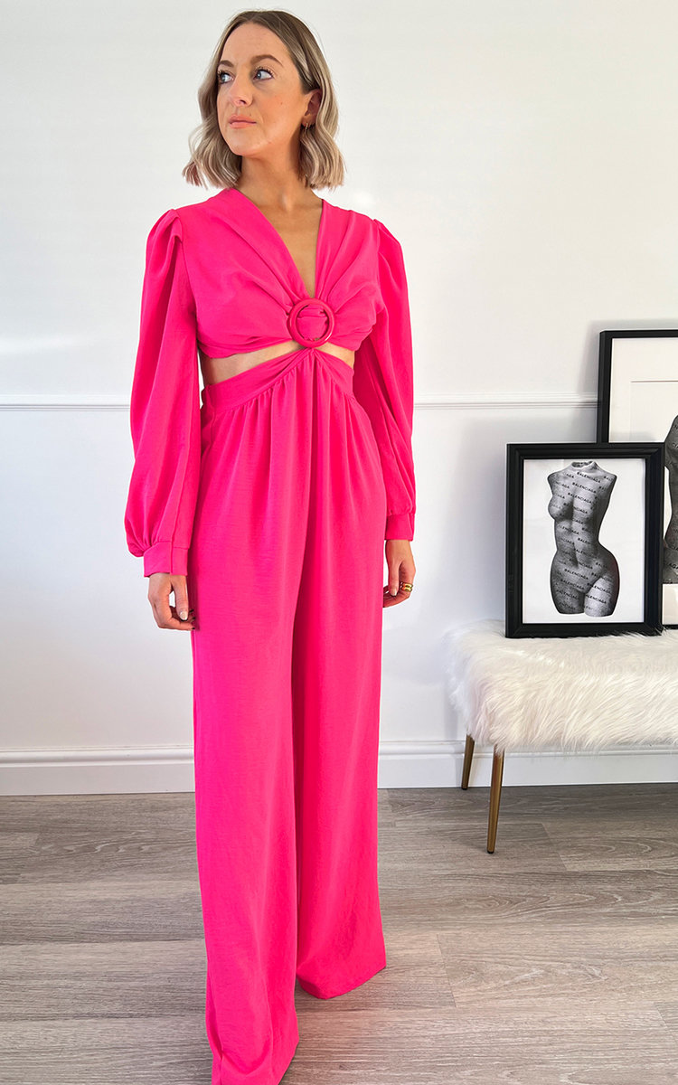 Dion Wide Leg Jumpsuit Thumbnail Dion Wide Leg Jumpsuit Thumbnail