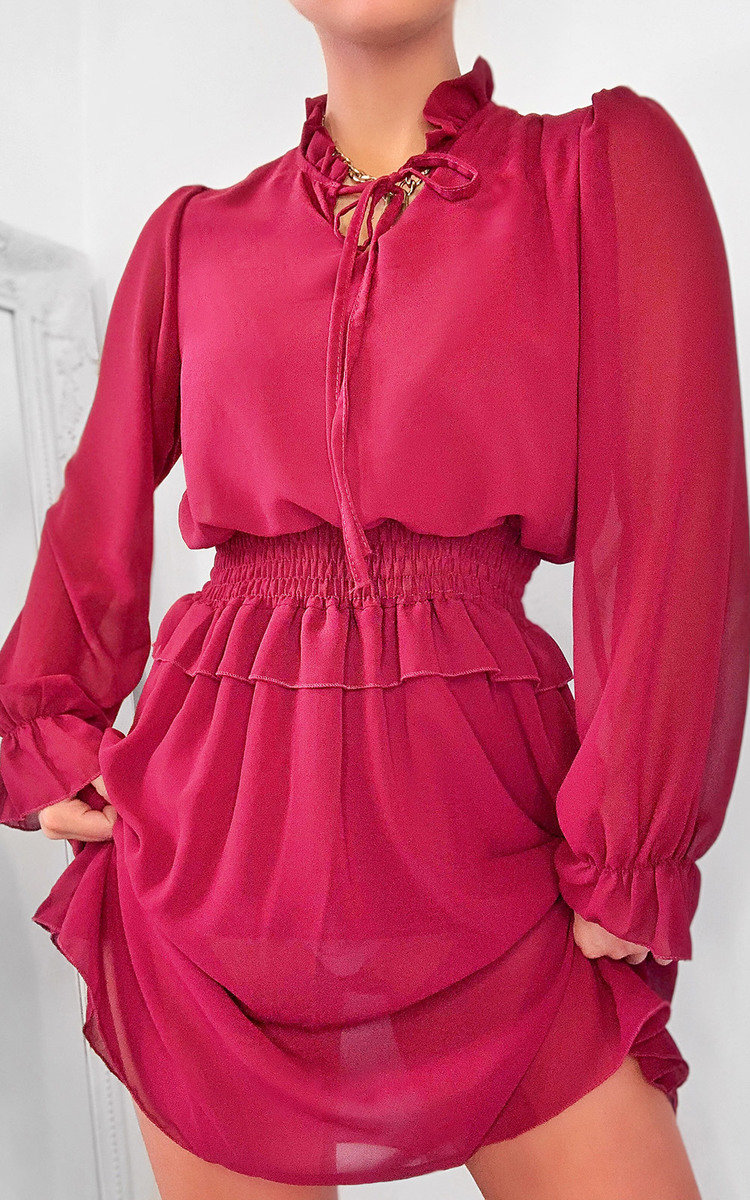 Dionne Frill Mini Dress Thumbnail Dionne Frill Mini Dress Thumbnail
