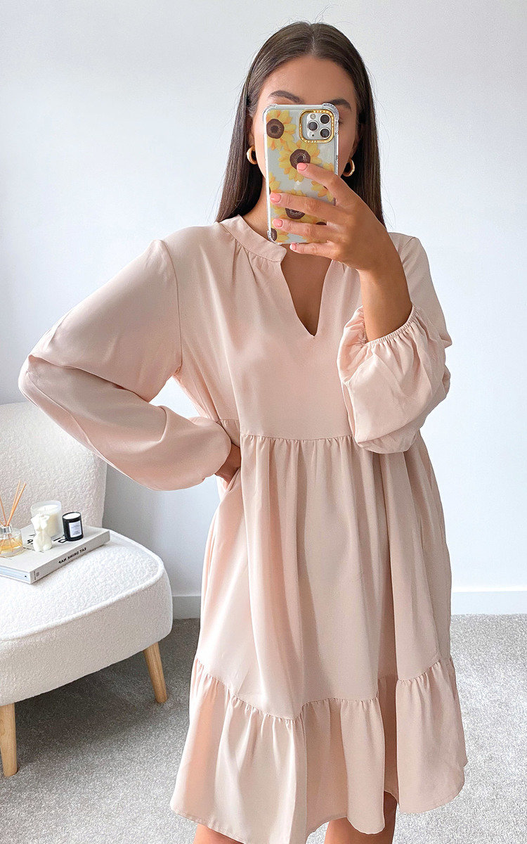 Divina Tiered Midi Dress Thumbnail