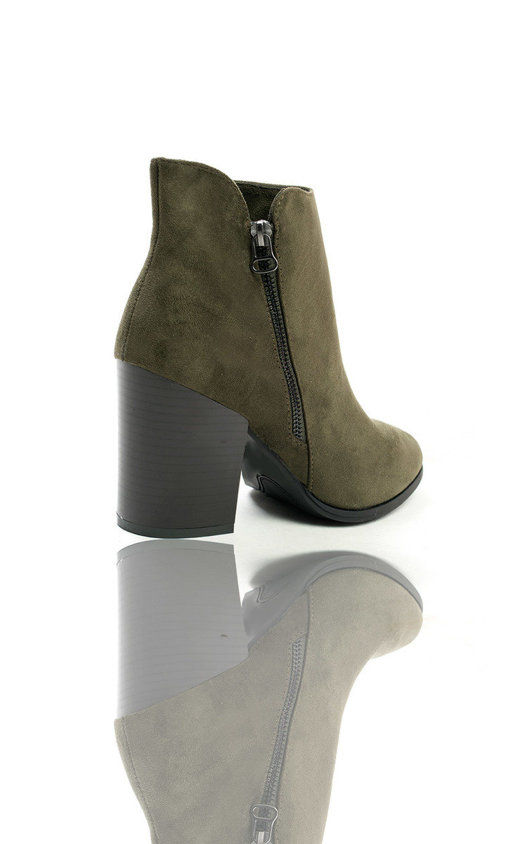 Dolly Faux Suede Pointed Boots Thumbnail Dolly Faux Suede Pointed Boots Thumbnail