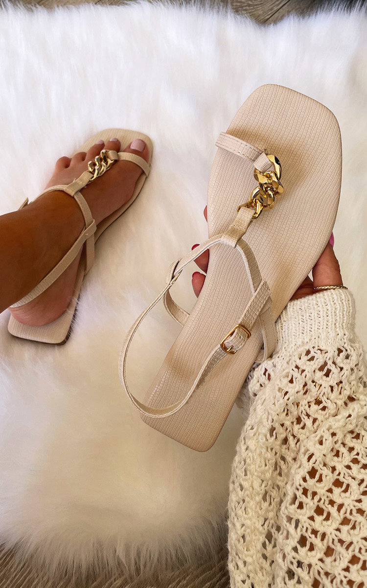 Dora Chain Detail Sandals Thumbnail Dora Chain Detail Sandals Thumbnail