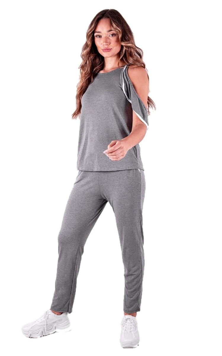 Effie Cold Shoulder Lounge Tracksuit Thumbnail Effie Cold Shoulder Lounge Tracksuit Thumbnail