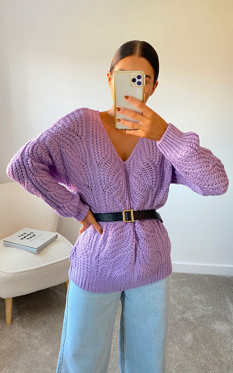 Effie Oversized Knitted Jumper Thumbnail