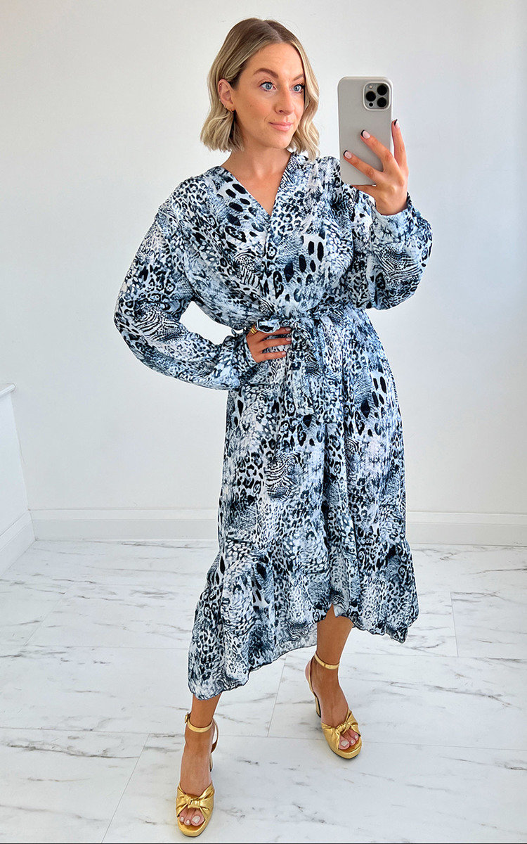 Florence Printed Midi Dress Thumbnail Florence Printed Midi Dress Thumbnail