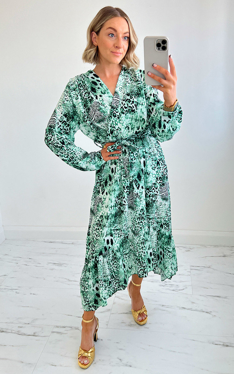 Florence Printed Midi Dress Thumbnail