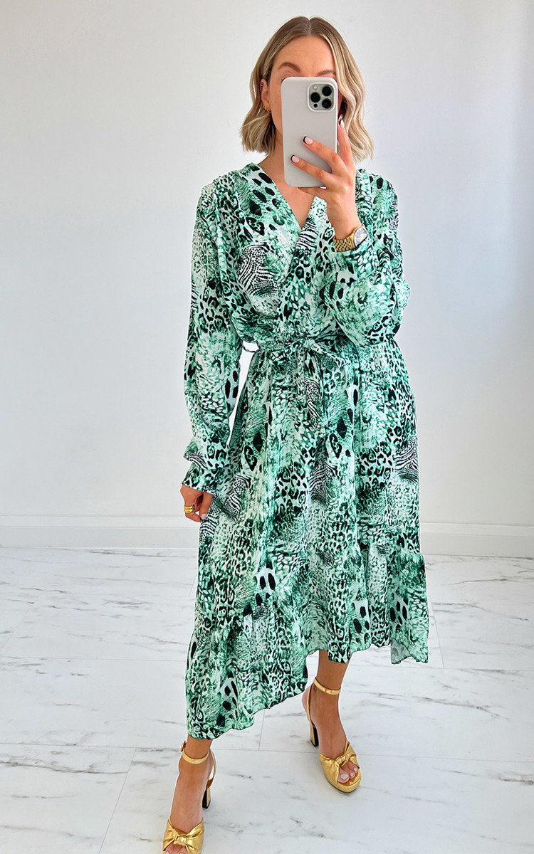 Florence Printed Midi Dress Thumbnail Florence Printed Midi Dress Thumbnail