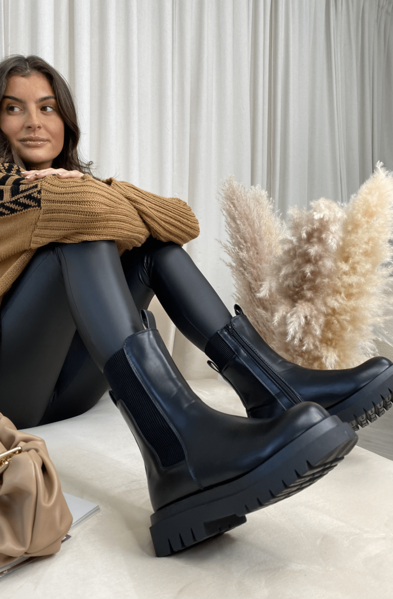 Elena Chelsea Chunky Boots Thumbnail Elena Chelsea Chunky Boots Thumbnail