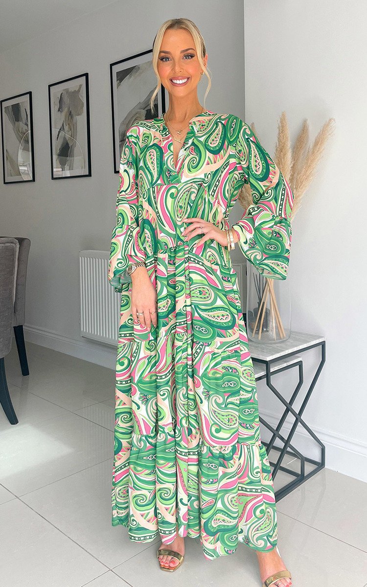 Eliana Printed Maxi Dress Eliana Printed Maxi Dress