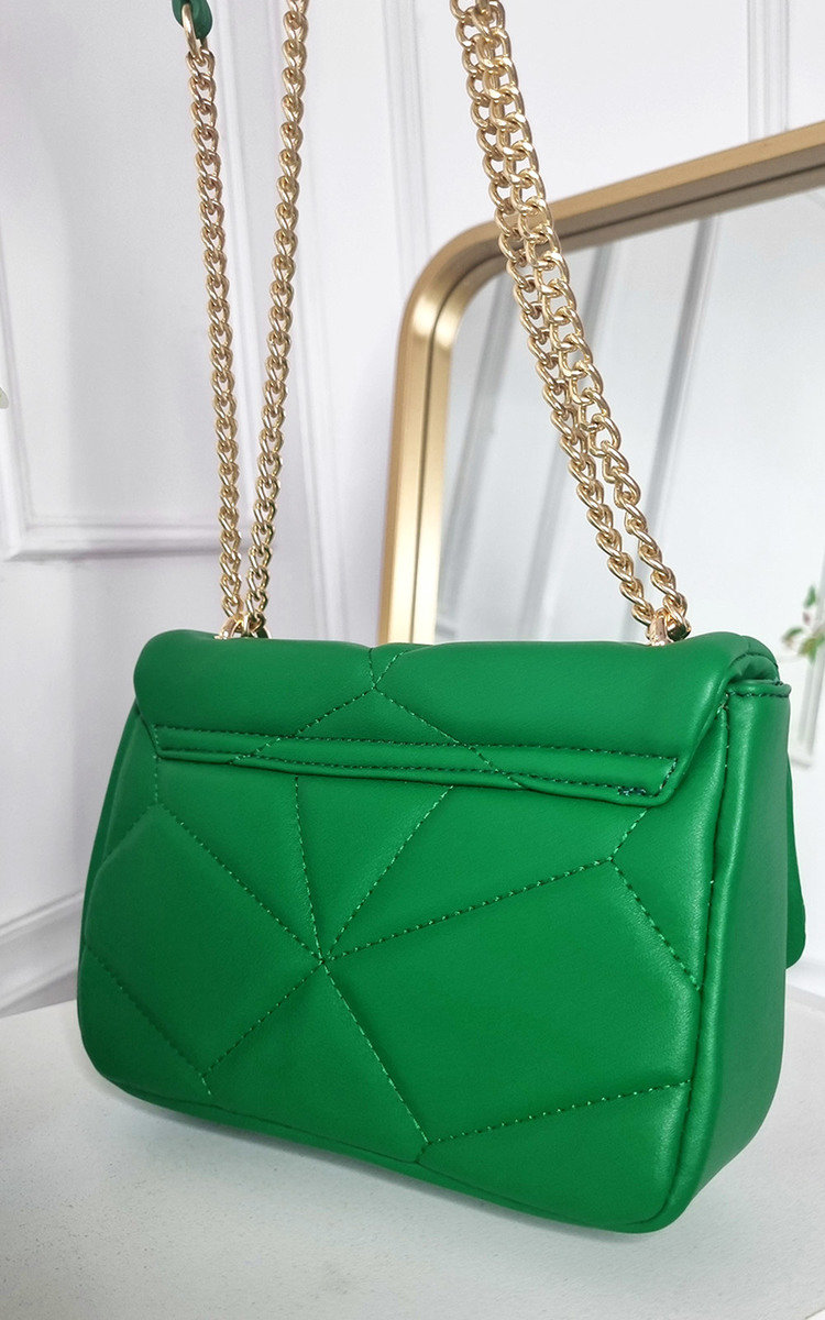 Elisa Studded with Chain Detail Handbag Thumbnail Elisa Studded with Chain Detail Handbag Thumbnail