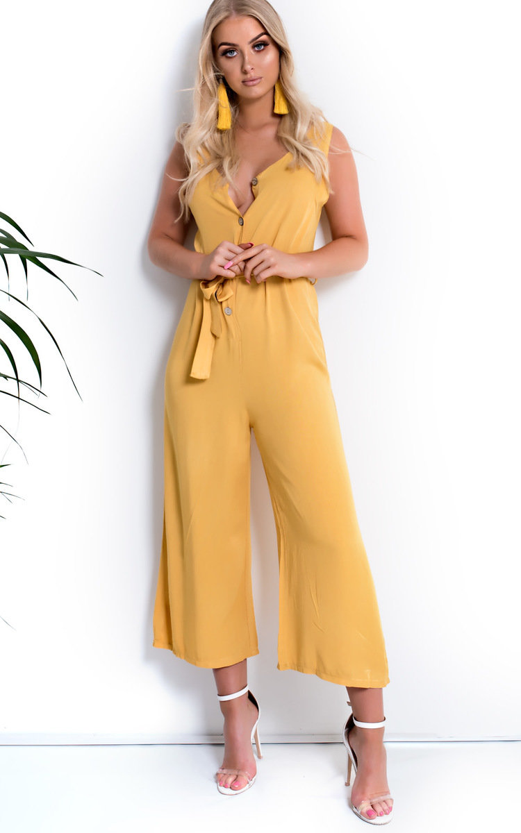 Emma Button Up Jumpsuit Thumbnail