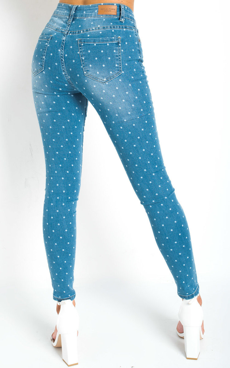 Emma Skinny Polka Dot Jeans Thumbnail