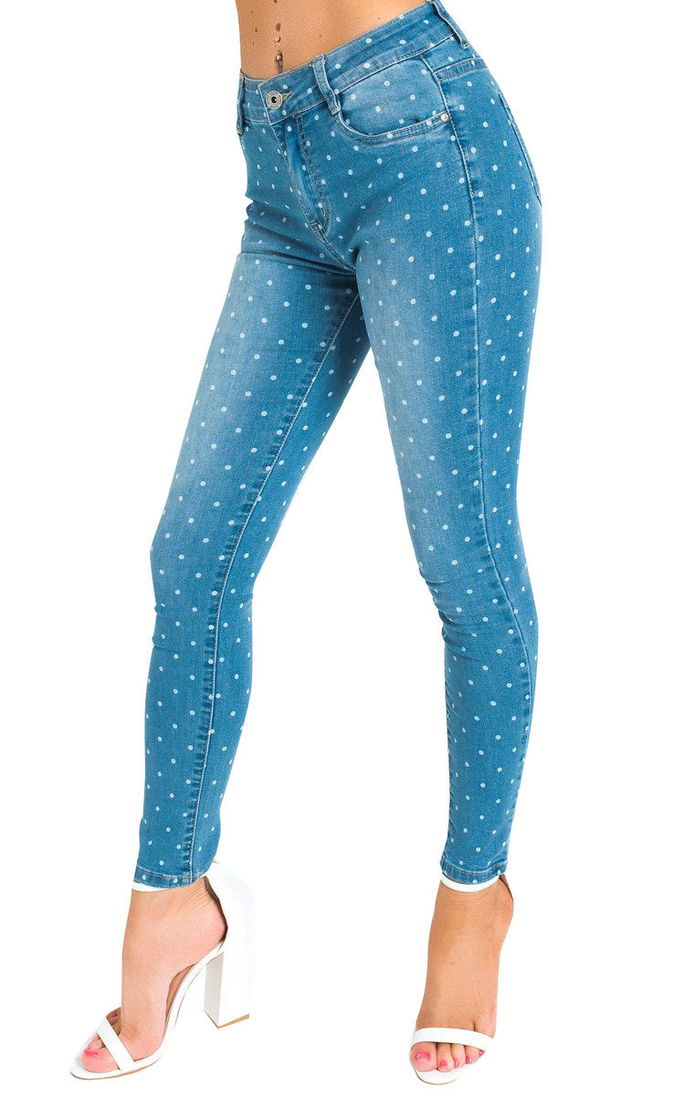 Emma Skinny Polka Dot Jeans Thumbnail