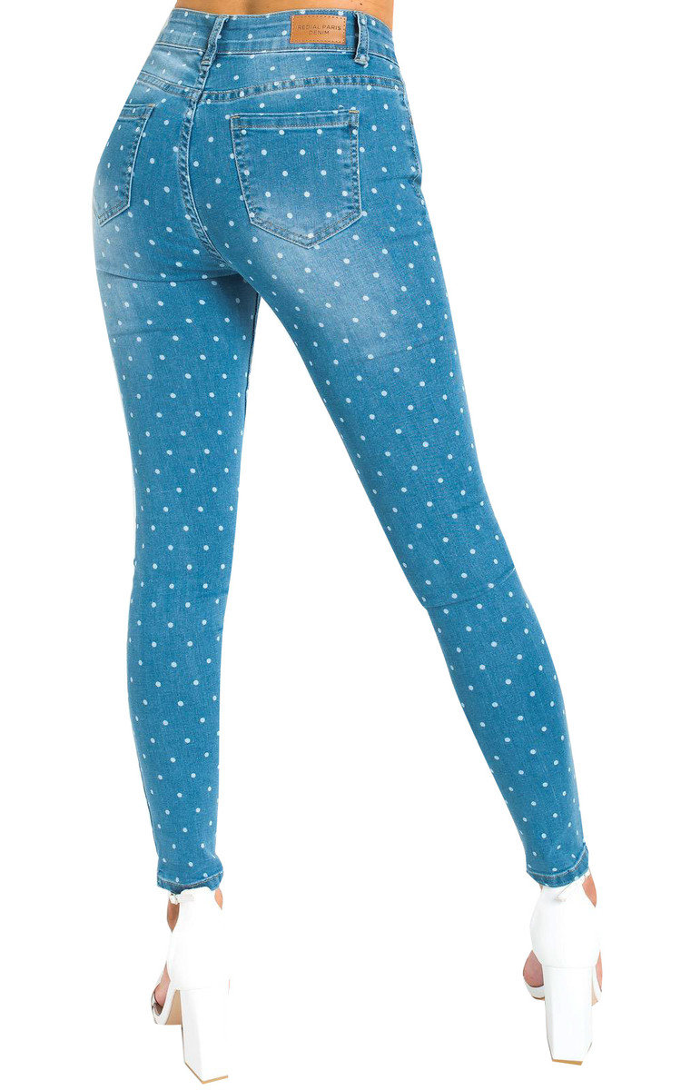 Emma Skinny Polka Dot Jeans Thumbnail