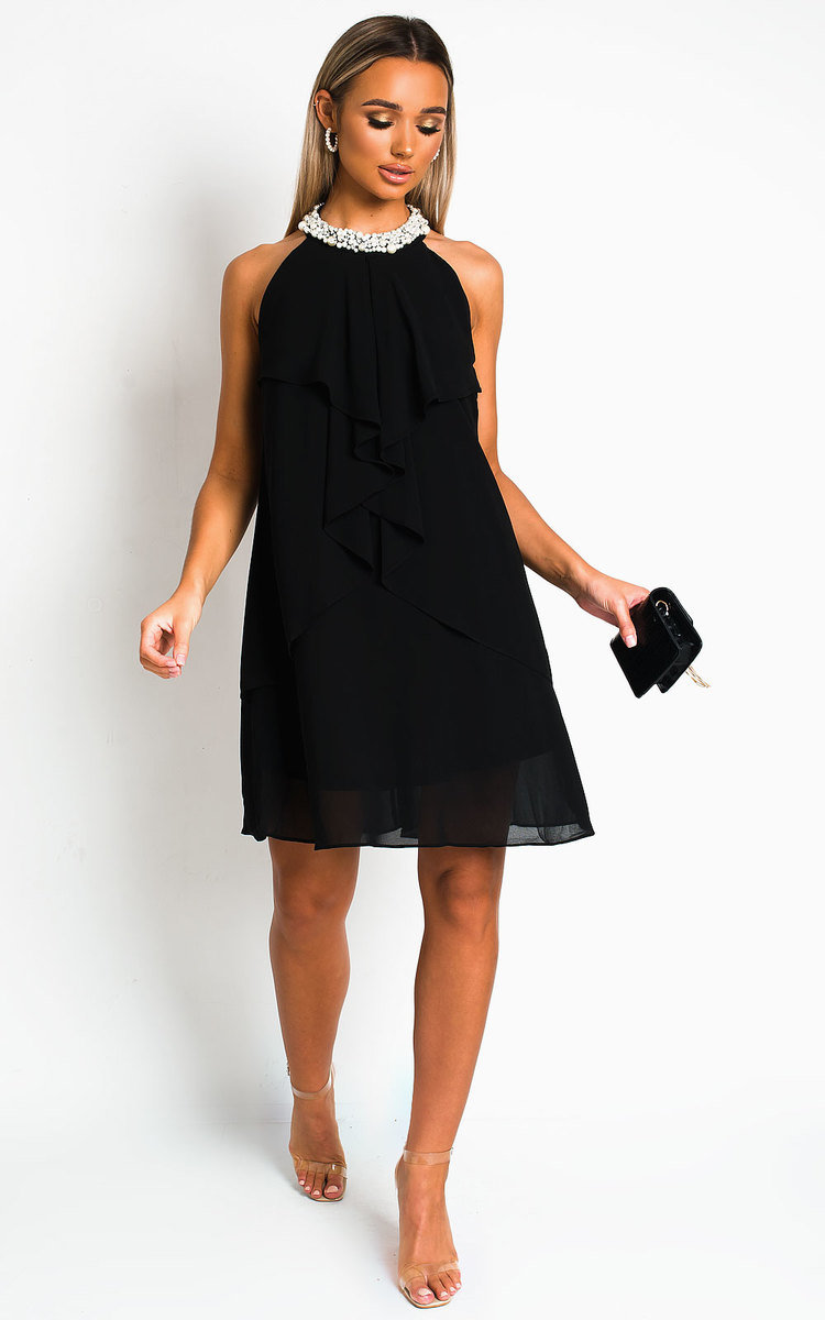 Erica Layered Frill Shift Dress Thumbnail