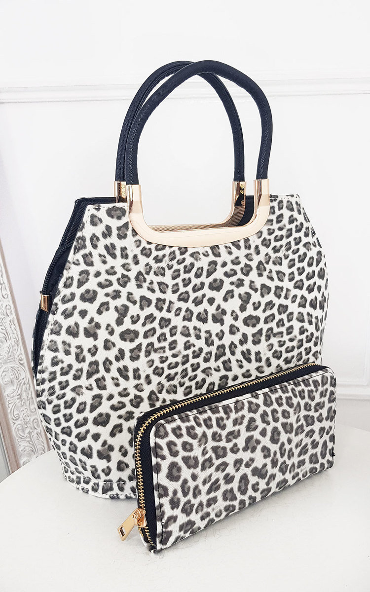 Erin Leopard Print Handbag