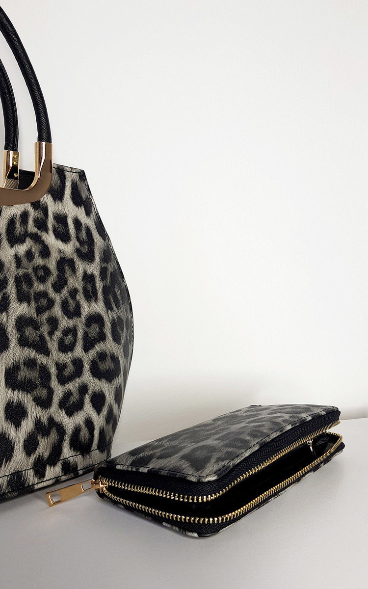 Erin Leopard Print Handbag