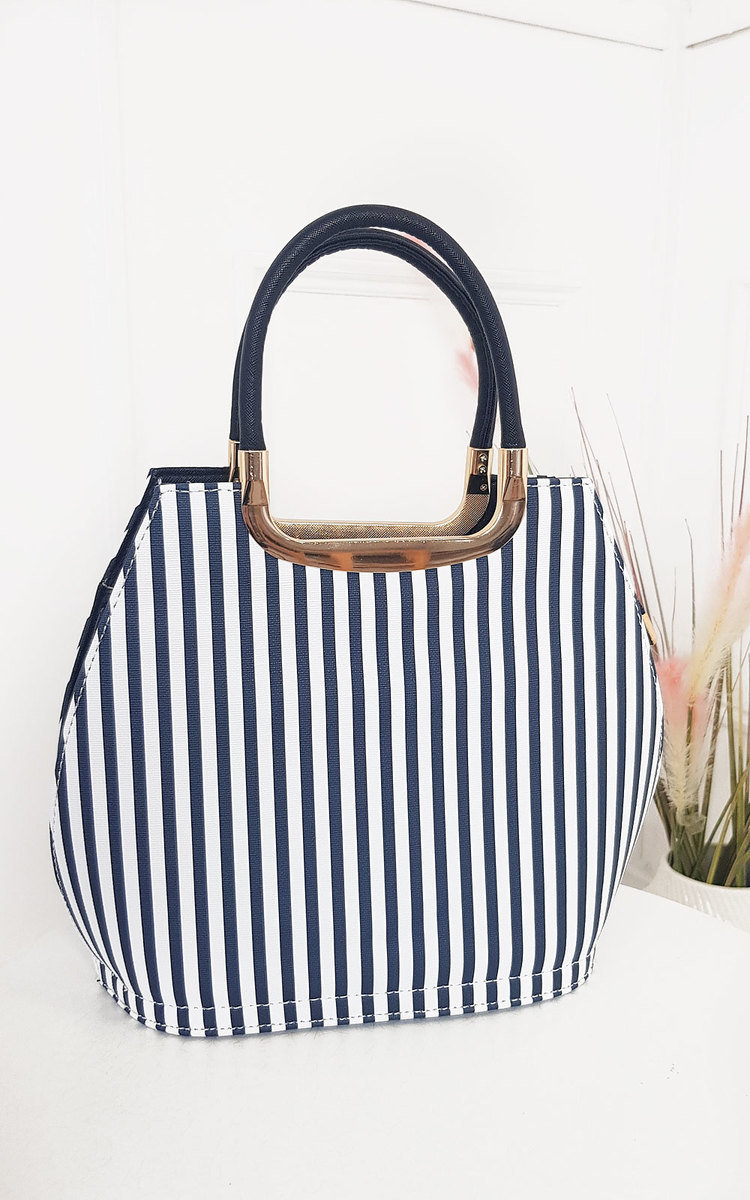 Erin Striped Print Handbag Thumbnail Erin Striped Print Handbag Thumbnail