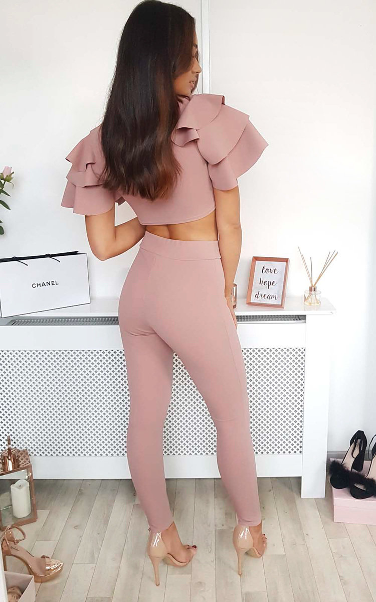 Esme Frill Cropped Co-ord Thumbnail Esme Frill Cropped Co-ord Thumbnail