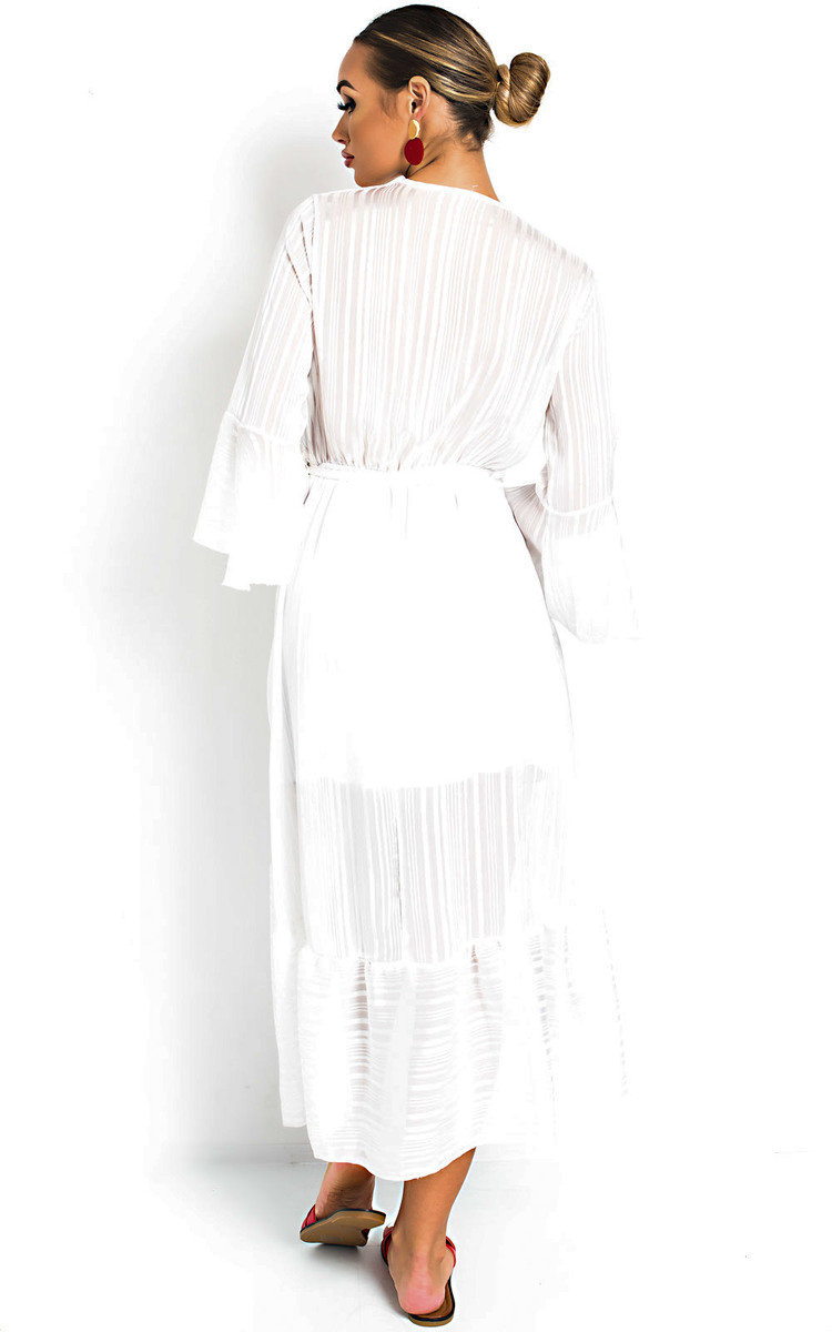 Etta Shimmer Frill Maxi Dress Thumbnail Etta Shimmer Frill Maxi Dress Thumbnail
