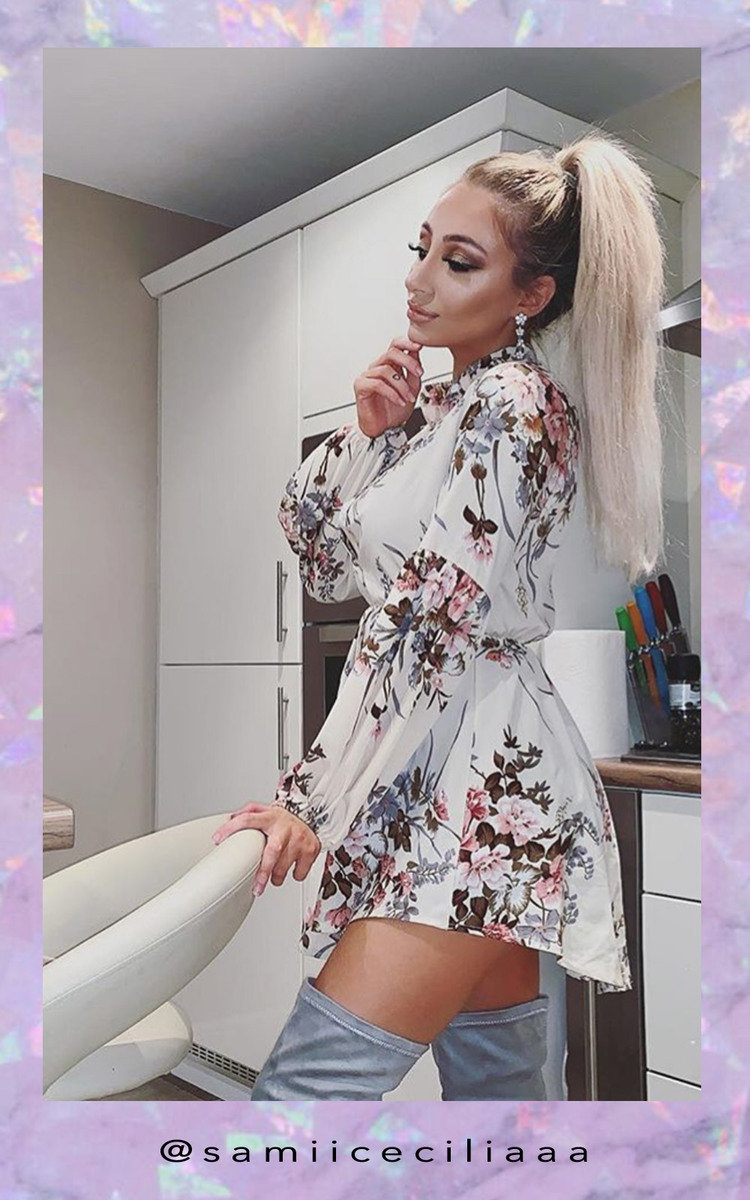 Evie Floral Shirt Dress Evie Floral Shirt Dress