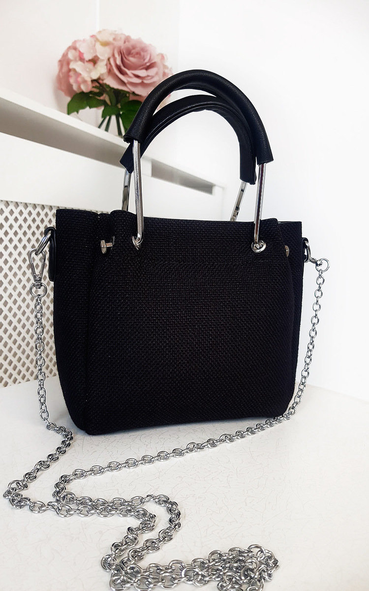 Fabia Mini Textured Chain Handbag Fabia Mini Textured Chain Handbag